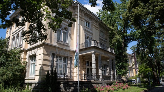 Aufnahme der Villa Schlikker in Osnabrück. © picture alliance/dpa | Friso Gentsch Foto: Friso Gentsch