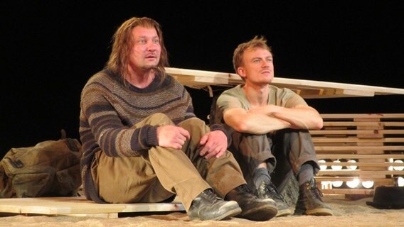 Marko Dyrlich und Oscar Hoppe auf der Bühne © NDR Foto: Axel Seitz