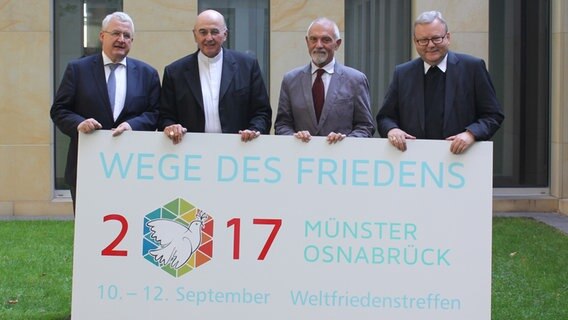 Offizielles Foto zum Internationalen Weltfriedenstreffen in Münster und Osnabrück  