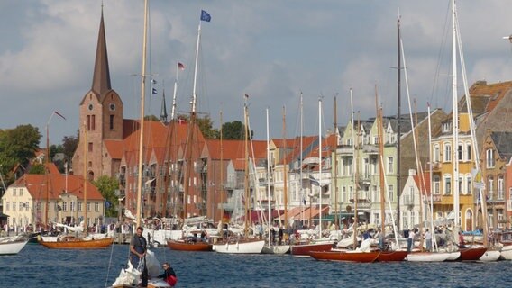 Der Hafen von Sonderborg in Dänemark. Walburga Jacobs hat uns das Fotos geschickt. © NDR Foto: Walburga Jacobs