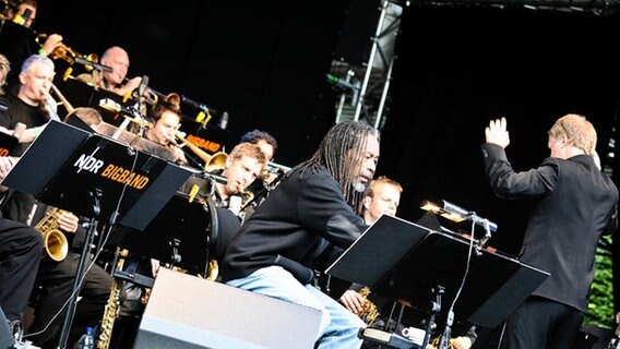 Bobby McFerrin spielt mit der NDR Bigband, 8. Juli 2008 im Hamburger Stadtpark © Marco Maas/fotografirma.de Foto: Marco Maas/fotografirma.de