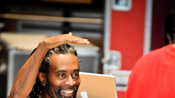 Bobby McFerrin spielt mit der NDR Bigband, Proben am 7. Juli 2008 © Marco Maas/fotografirma.de Foto: Marco Maas/fotografirma.de