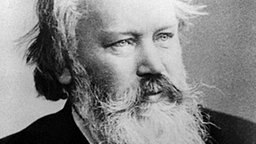 Der deutsche Komponist Johannes Brahms (Foto um 1889) (c) dpa © dpa-Bildfunk 