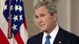 US-Präsident George W. Bush hält seine Abschiedsrede an die Nation. (15. Januar 2009) © dpa - Bildfunk Foto: Mannie Garcia