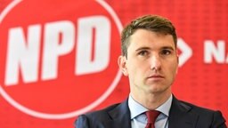 Frank Franz ist seit im Herbst 2014 Vorsitzender der NPD Frank Franz ist seit im Herbst 2014 Vorsitzender der NPD © picture alliance / dpa Foto: Jan Peters