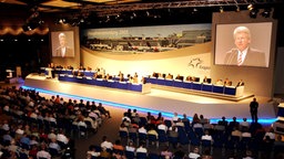 Hauptversammlung der Fraport AG in Frankfurt am Main Hauptversammlung der Fraport AG in Frankfurt am Main © picture-alliance / dpa Foto: Frank May