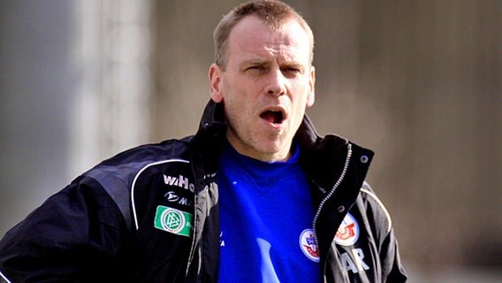 Axel Rietentiet, Trainer des FC Hansa Rostock II © Hanno Bode Foto: Hanno Bode