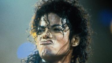 Michael Jackson bei einem Konzert in Hamburg in den 80er-Jahren. © picture-alliance/jazzarchiv