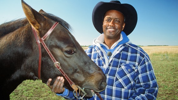 Yared Dibaba in Alberta, Kanada. © NDR 