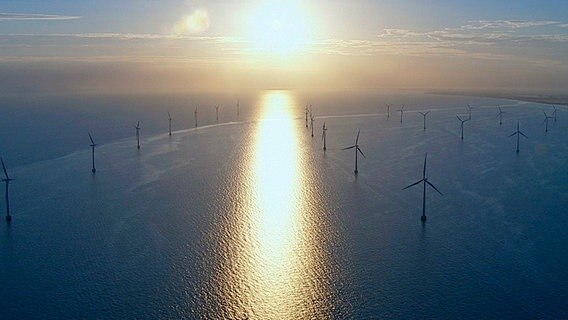 Kurz vor Rødbyhavn entsteht der größte Offshore Windpark der Welt. Roedsand II wird nach seiner Fertigstellung über 200.000 Haushalte mit Strom versorgen. © © SWR/Vidiccom, honorarfrei 
