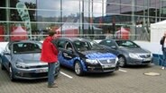 Auto auf der Ideenexpo, was einparkt © NDR 