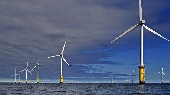 Illustration Offshore-Windenergie © dpa Foto: RWE