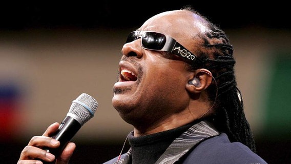 Soul-Sänger Stevie Wonder, live 2006 © dpa - Bildfunk 