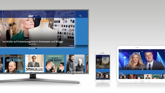 Der NDR in der ARD Mediathek auf Fernseher, Smartphone und Tablet  