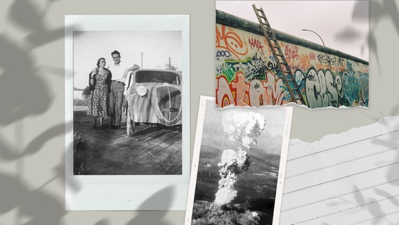 Alte Fotografien liegen nebeneinander. © Lady-Photo, NatalyaLucia, Everett Collection | Courtesy Everett Collection 