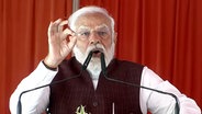 indischer Primierminister Narendra Modi hält eine Rede © picture alliance / Sipa USA | Hindustan Times Foto: Hindustan Times