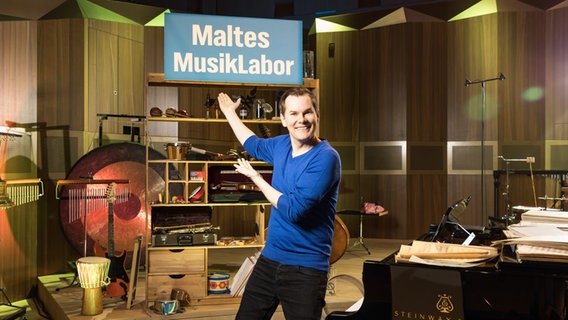 Maltes Musiklabor © NDR Foto: Helge Krückeberg