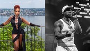 Collage: Rapper 50 Cent und Mary J Blidge © 50 Cent / Mary J Blidge - Pressefoto Foto: -