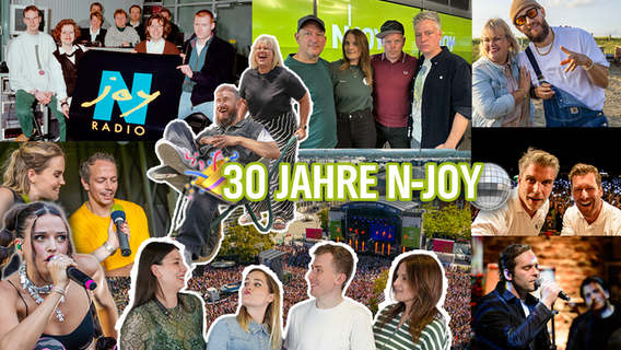30 Jahre N-JOY Foto-Collage. © N-JOY 