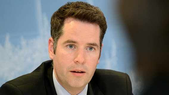 Der Vorsitzende der niedersächsischen FDP-Landtagsfraktion, Christian Dürr. © dpa-Bildfunk Foto: Franziska Kraufmann