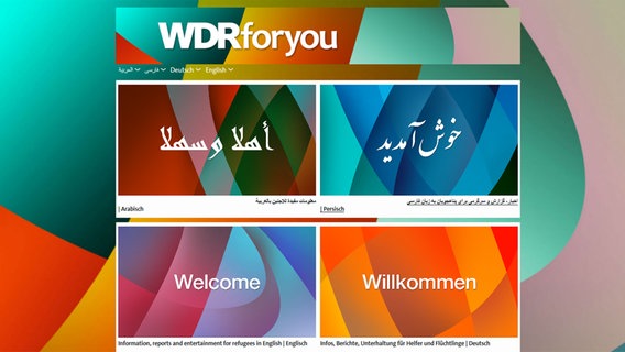 WDR for you Startseite  