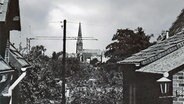 Die Kirche St. Gertrud in Hamburg-Altenwerder. © Schwartau, H.U. und Lothar Ehlers Foto: Schwartau, H.U. und Lothar Ehlers