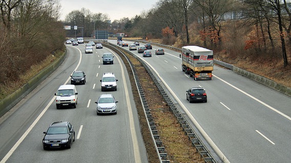 Verkehr auf der Autobahn 24 in Hamburg-Horn. © NDR Foto: Heiko Block