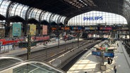 Die Bahnsteige am Hamburger Hauptbahnhof sind leer.  Foto: Tobias Überall