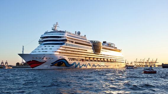 Die "AIDAmar" fährt während der Cruise Days 2012 durch den Hamburger Hafen. © NDR Foto: Christine Raczka