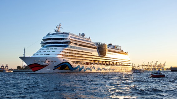 Die "AIDAmar" fährt während der Cruise Days 2012 durch den Hamburger Hafen. © NDR Foto: Christine Raczka