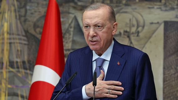 Der türkische Präsident Recep Tayyip Erdogan. © picture alliance / Anadolu Foto: TUR Presidency / Murat Kula