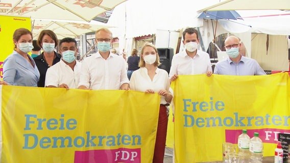 FDP-Wahlkampfauftakt in Hamburg. © NDR Foto: Screenshot