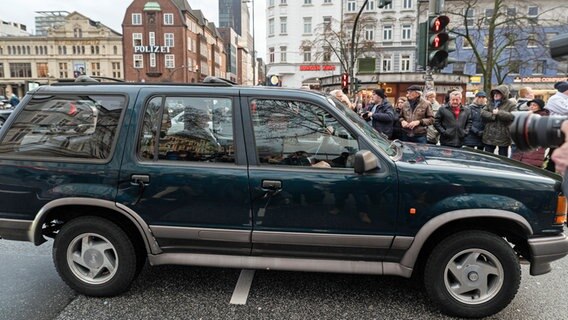 Der Ford Explorer von Jan Fedder. © picture alliance / dpa Foto: Daniel Reinhardt