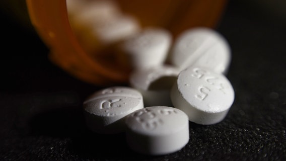 Pillen des Schmerzmittels Fentanyl © AP Photo Foto: Patrick Sison
