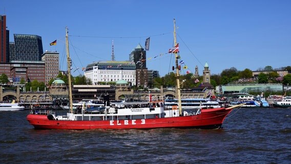 Das historische Feuerschiff "Elbe 3" im Hamburger Hafen © picture alliance / Bildagentur-online/McP-Waldkirch | Bildagentur-online/McP-Waldkirch 
