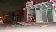Ein Geldautomat wurde gesprengt. © TV Newskontor 
