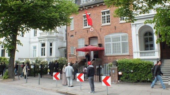 Das Generalkonsulat der Türkei in Hamburg. (Archivfoto) © NDR Foto: Marc-Oliver Rehrmann
