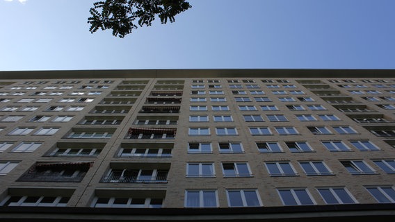 Der Blick auf Grindelhochhäuser in Hamburg © NDR Foto: Hanna Grimm