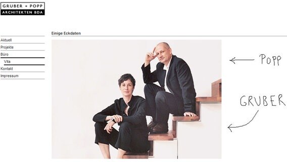 Die beiden Architekten Doris Gruber und Bernhard Popp © Gruber + Popp 