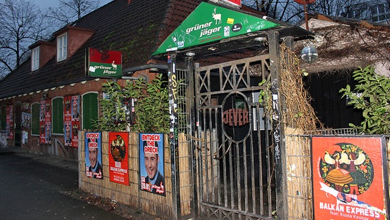 Der Musikclub "Grüner Jäger" im Hamburger Schanzenviertel. © NDR Foto: Heiko Block