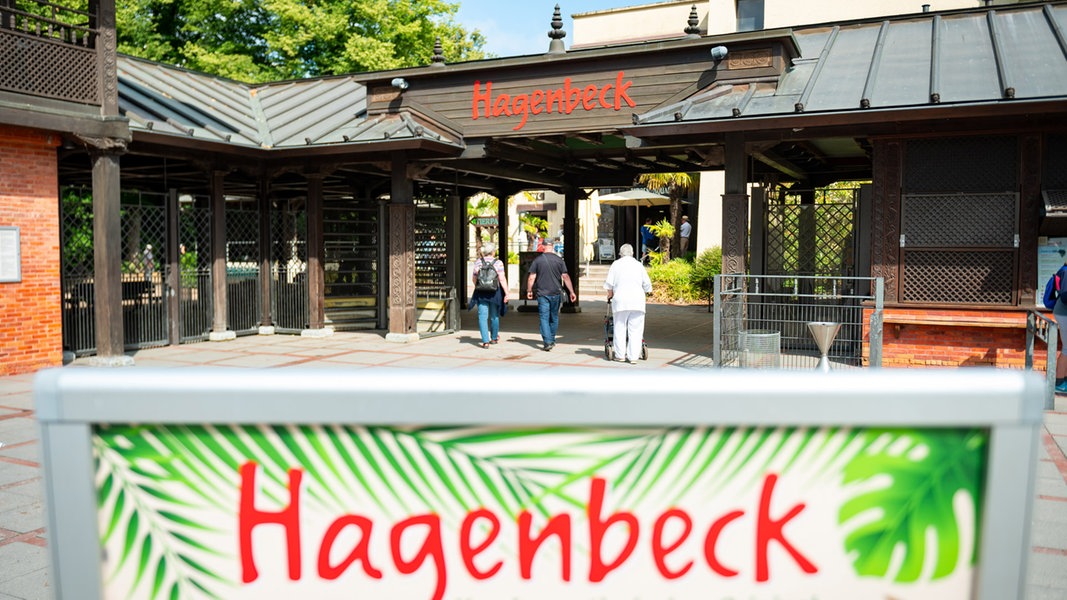 Der Eingangsbereich von Hagenbecks Tierpark in Hamburg.