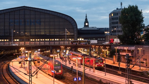 Züge stehen am Morgen an den Gleisen des Hamburger Hauptbahnhofs. (Archivfoto) © picture alliance/dpa | Daniel Bockwoldt Foto: Daniel Bockwoldt