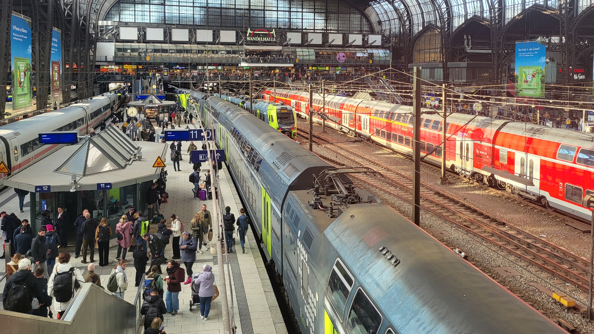 Nach Zugunfall in Hamburg: S-Bahnen halten wieder am Hauptbahnhof