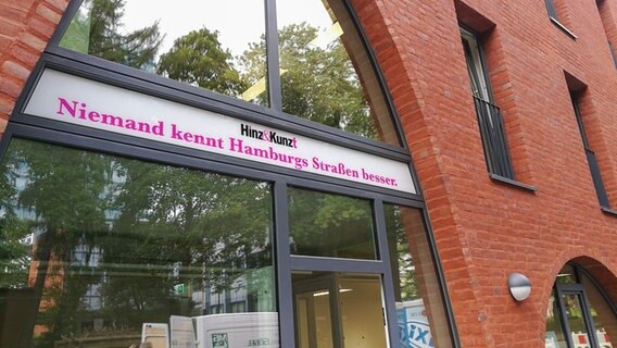 Das neue Gebäude der Hamburger Straßenzeitung "Hinz&Kuntzt". © NDR Foto: Frauke Reinig