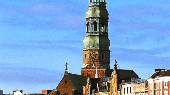 Blick auf St. Katharinen in Hamburg © picture-alliance / HB-Verlag 