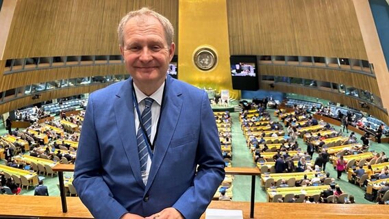 Jens Kerstan bei der UN. © BUKEA 