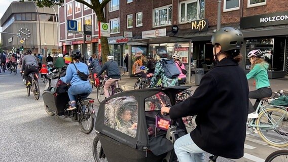 Kidical Mass in Hamburg © NDR Foto: Screenshot