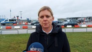 Die Pressesprecherin der Polizei Hamburg Sandra Levgrün. © NDR 