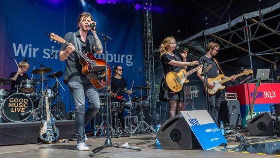 Die Gruppe Good Music Live beim zweiten Tag des NDR Festival in Volksdorf © NDR Foto: Axel Herzig