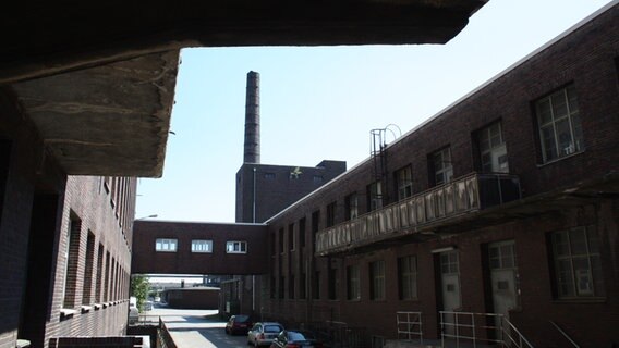 Die ehemalige Papierfabrik auf dem GEG-Lände auf der Peute © NDR.de Foto: Marc-Oliver Rehrmann
